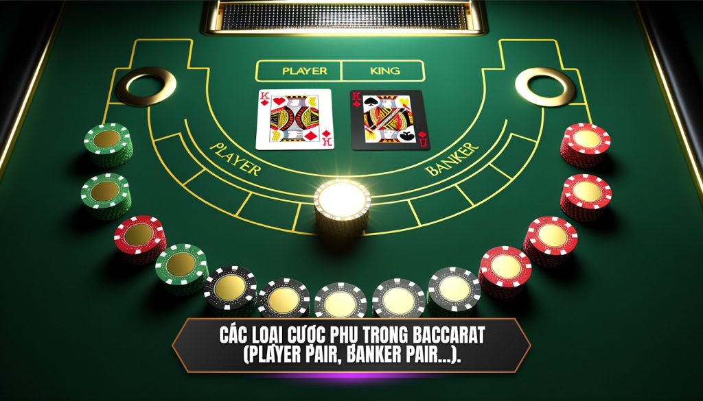 Các loại cược phụ trong baccarat 